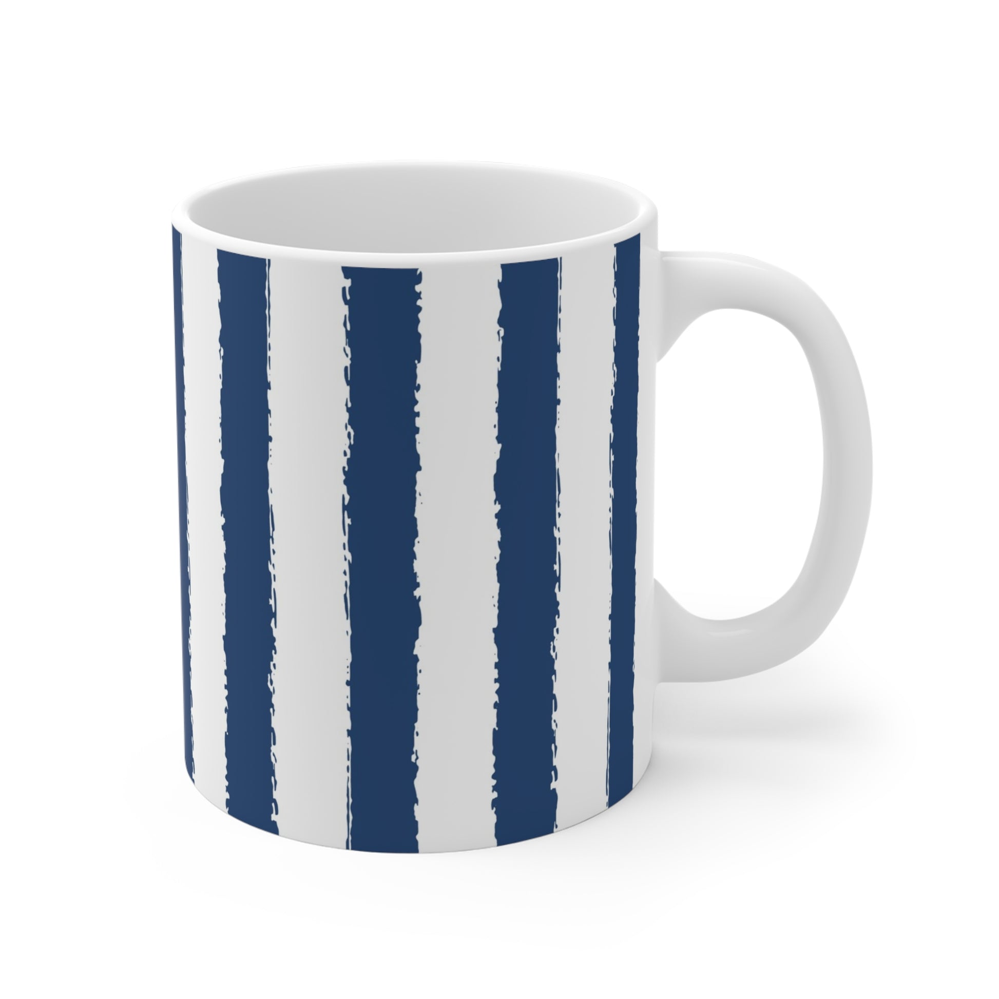 330 mL / 11oz Graphic Art Ceramic Mug | CACM-1291-251, Royal Blue, Right