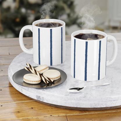 330 mL / 11oz Graphic Art Ceramic Mug | CACM-1291-301, Royal Blue, Context