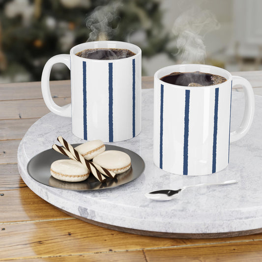 330 mL / 11oz Graphic Art Ceramic Mug | CACM-1291-301, Royal Blue, Context