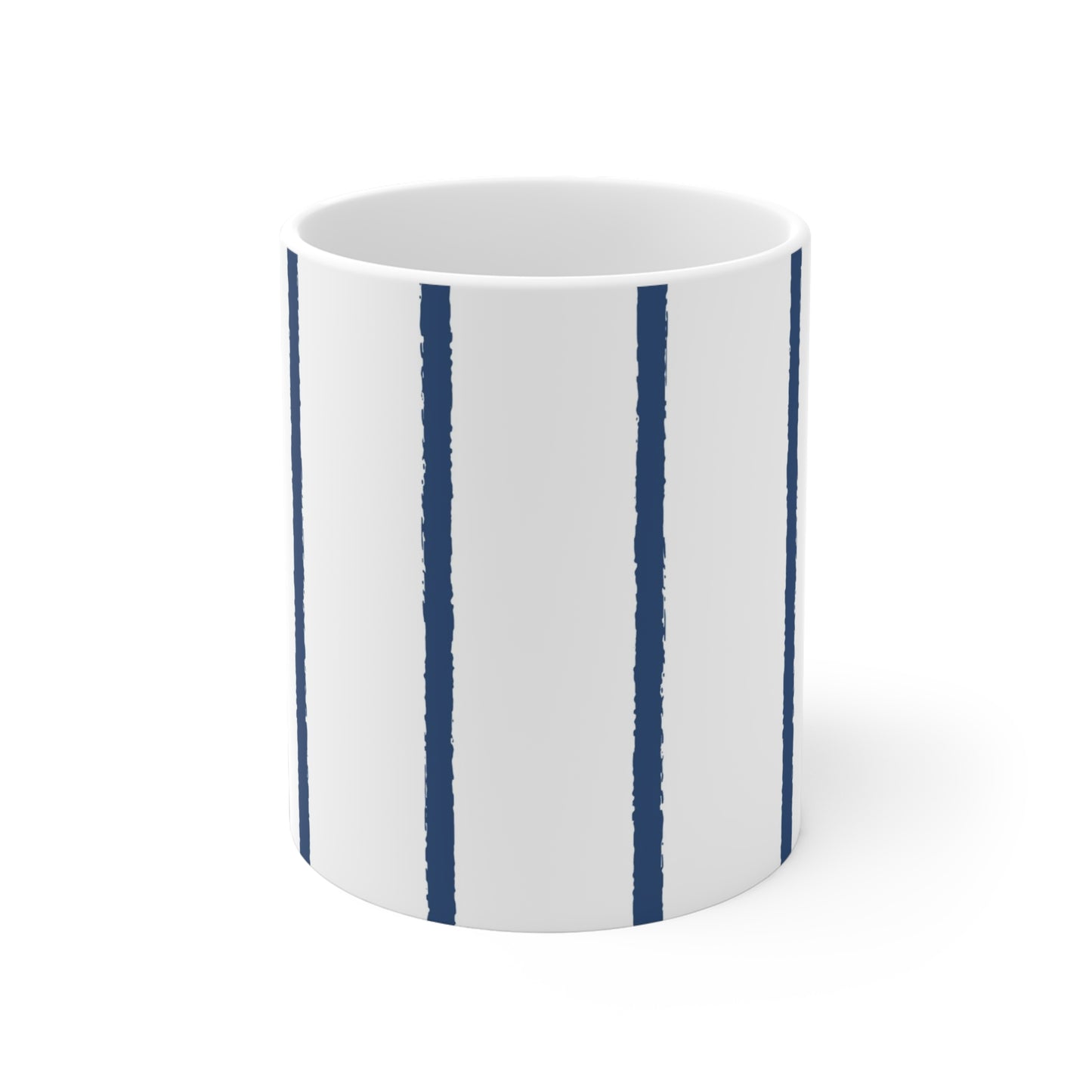 330 mL / 11oz Graphic Art Ceramic Mug | CACM-1291-301, Royal Blue, Front