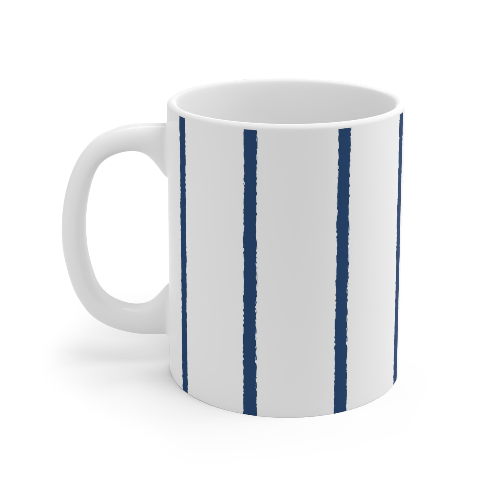 330 mL / 11oz Graphic Art Ceramic Mug | CACM-1291-301, Royal Blue, Left