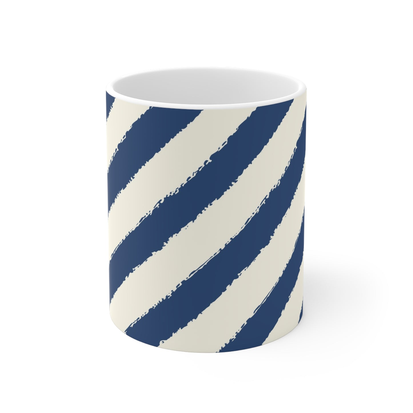 330 mL / 11oz Graphic Art Ceramic Mug | CACM-1293-151, Royal Blue, Front