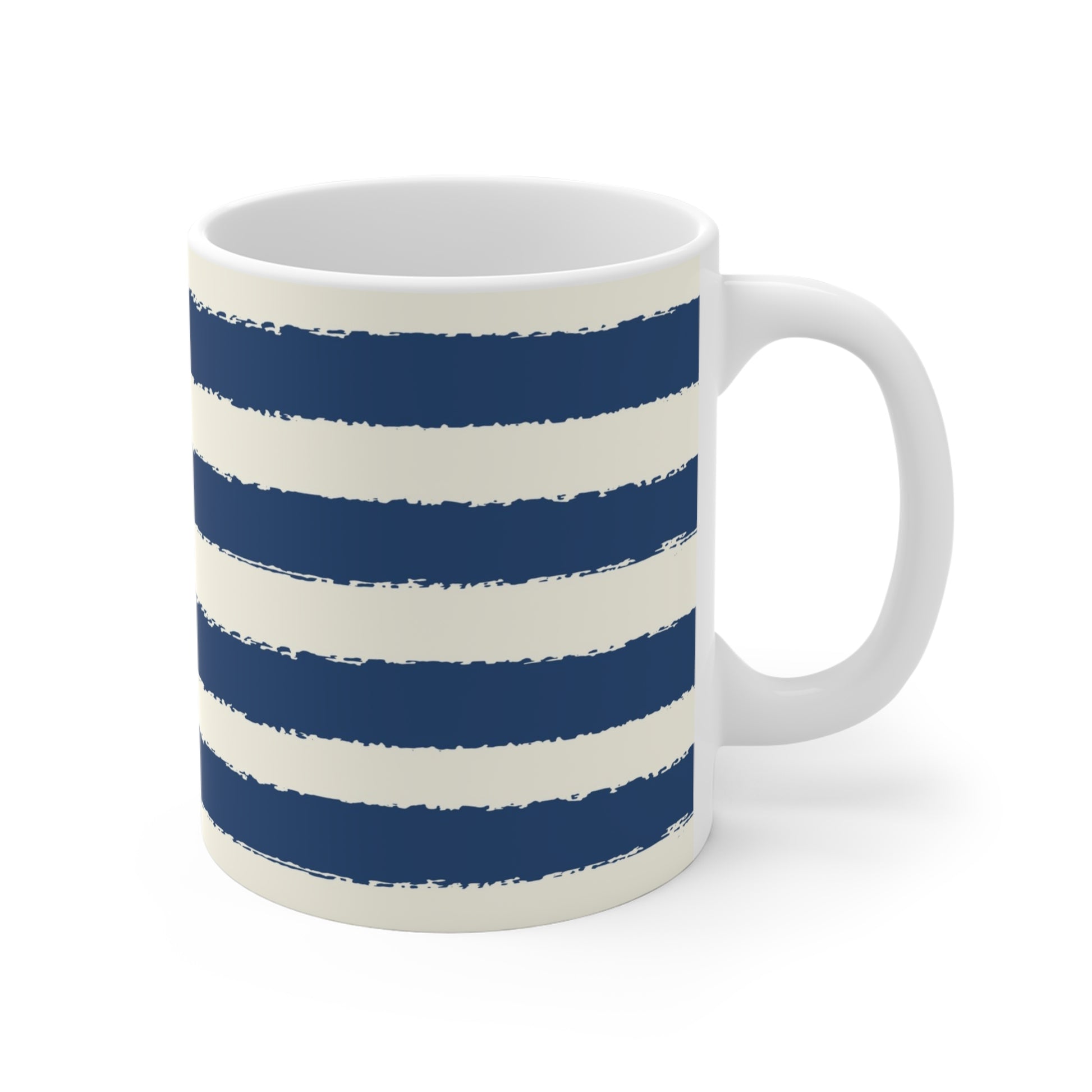 330 mL / 11oz Graphic Art Ceramic Mug | CACM-1293-221, Royal Blue, Right
