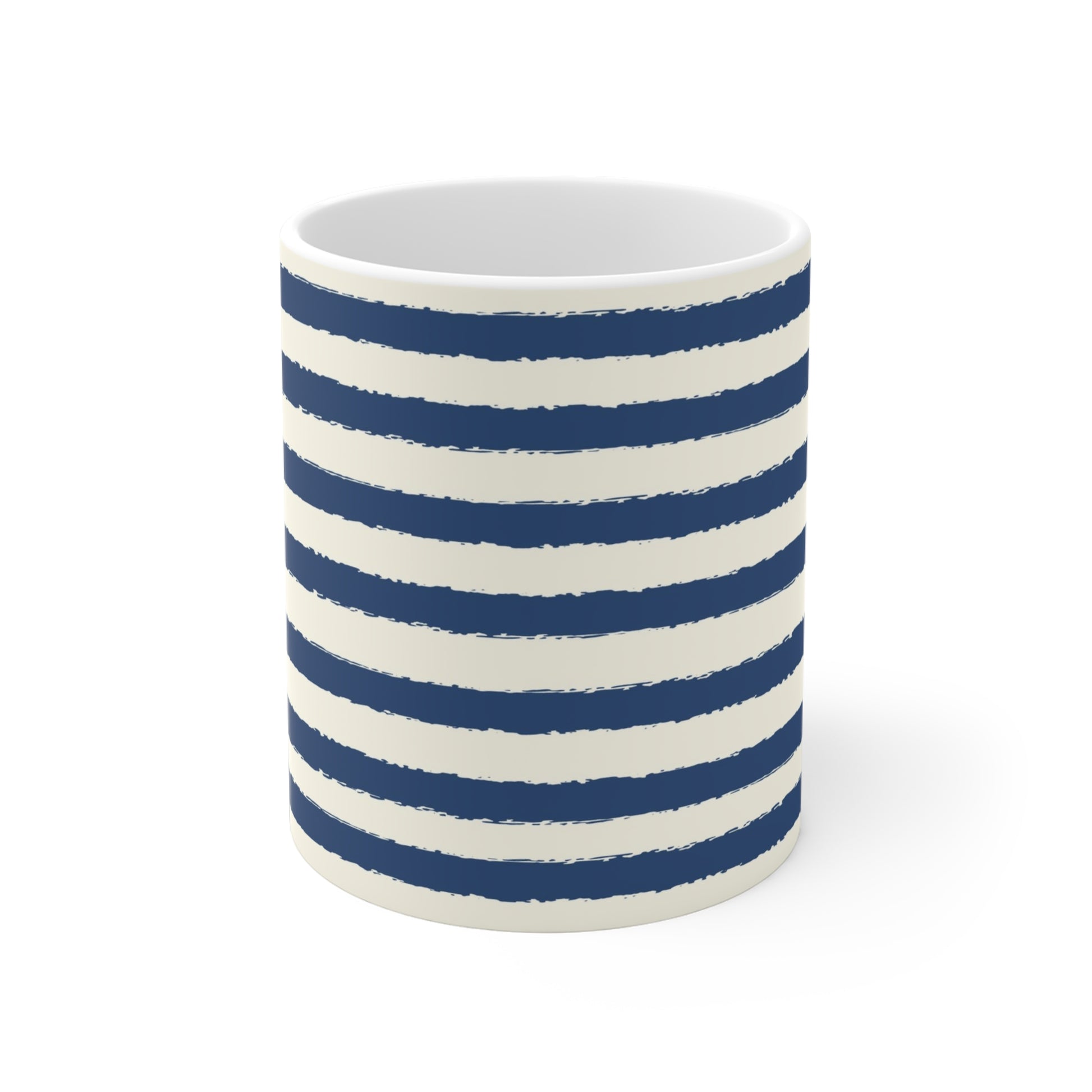 330 mL / 11oz Graphic Art Ceramic Mug | CACM-1293-231, Royal Blue, Front