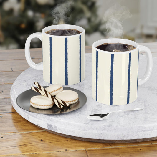 330 mL / 11oz Graphic Art Ceramic Mug | CACM-1293-301, Royal Blue, Context