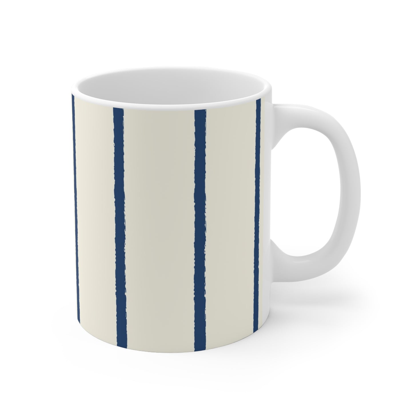 330 mL / 11oz Graphic Art Ceramic Mug | CACM-1293-301, Royal Blue, Right