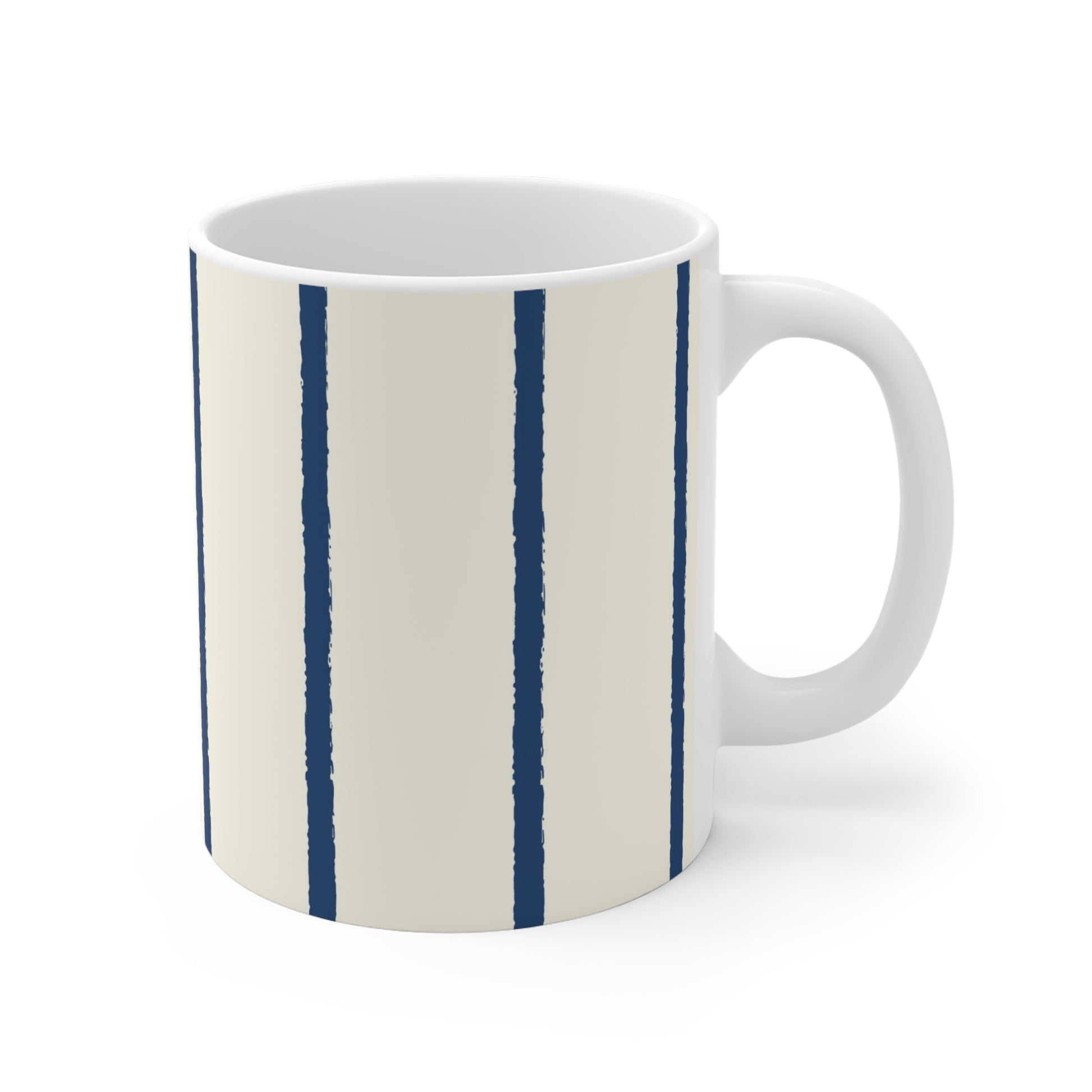 330 mL / 11oz Graphic Art Ceramic Mug | CACM-1293-301, Royal Blue, Right