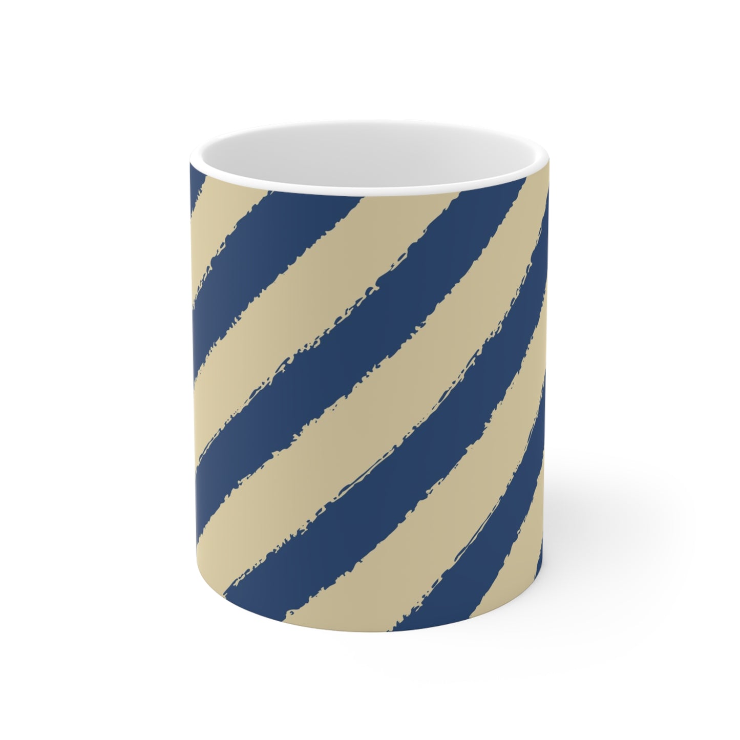 330 mL / 11oz Graphic Art Ceramic Mug | CACM-1294-151, Royal Blue, Front