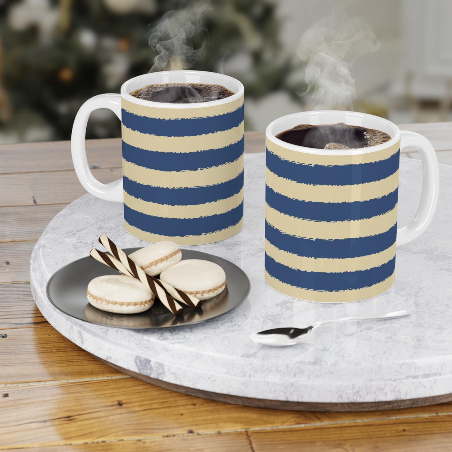 330 mL / 11oz Graphic Art Ceramic Mug | CACM-1294-221, Royal Blue, Context