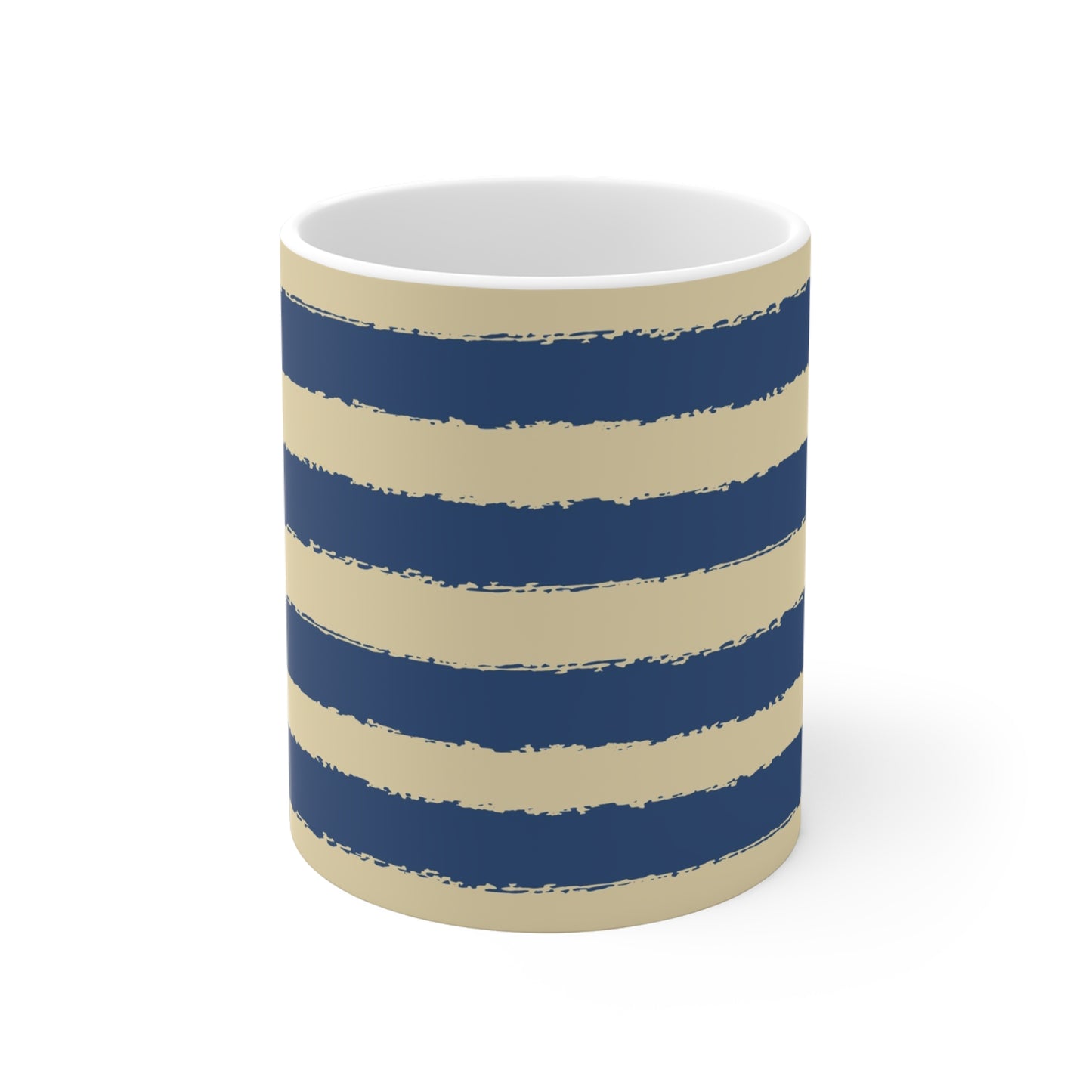 330 mL / 11oz Graphic Art Ceramic Mug | CACM-1294-221, Royal Blue, Front