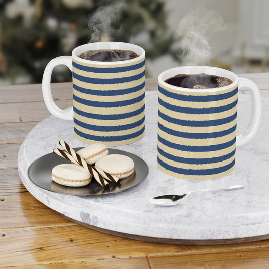 330 mL / 11oz Graphic Art Ceramic Mug | CACM-1294-231, Royal Blue, Context