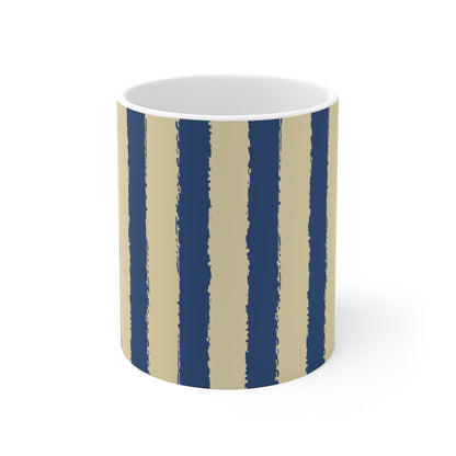 330 mL / 11oz Graphic Art Ceramic Mug | CACM-1294-251, Royal Blue, Front