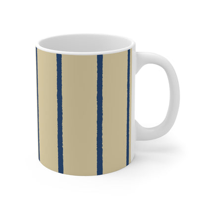 330 mL / 11oz Graphic Art Ceramic Mug | CACM-1294-301, Royal Blue, Right