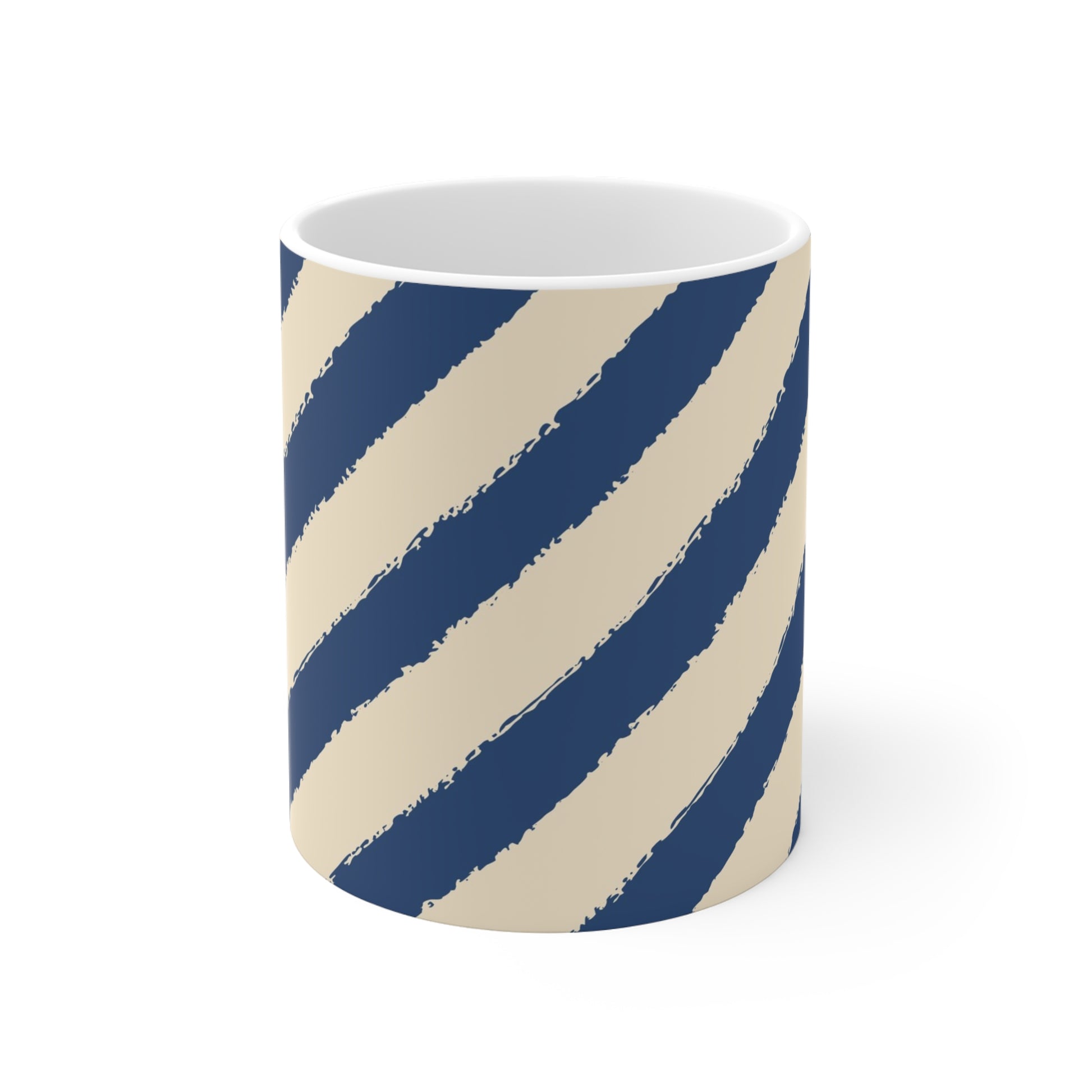 330 mL / 11oz Graphic Art Ceramic Mug | CACM-1295-151, Royal Blue, Front