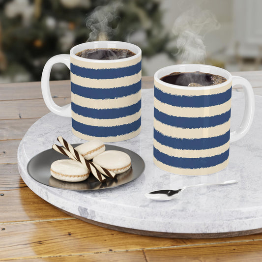 330 mL / 11oz Graphic Art Ceramic Mug | CACM-1295-221, Royal Blue, Context