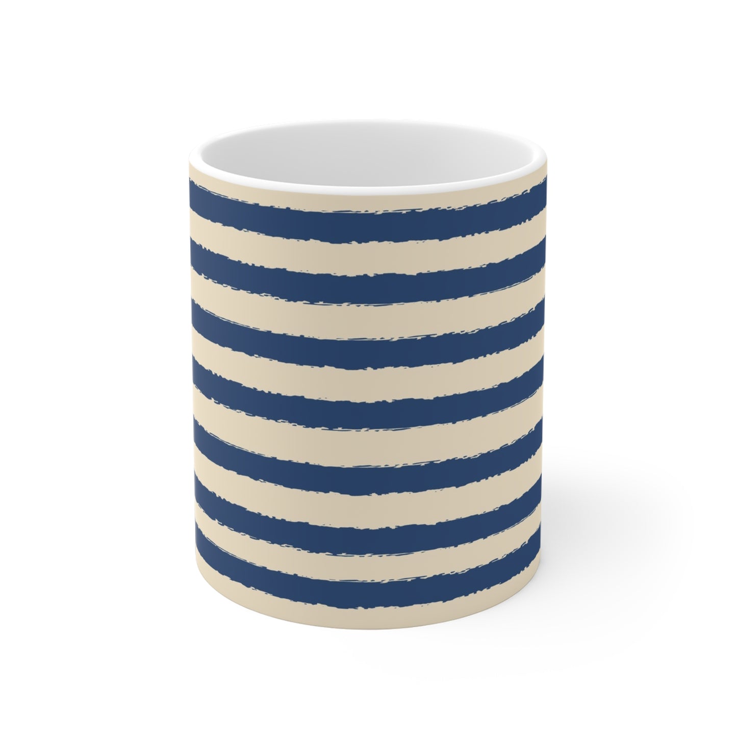 330 mL / 11oz Graphic Art Ceramic Mug | CACM-1295-231, Royal Blue, Front
