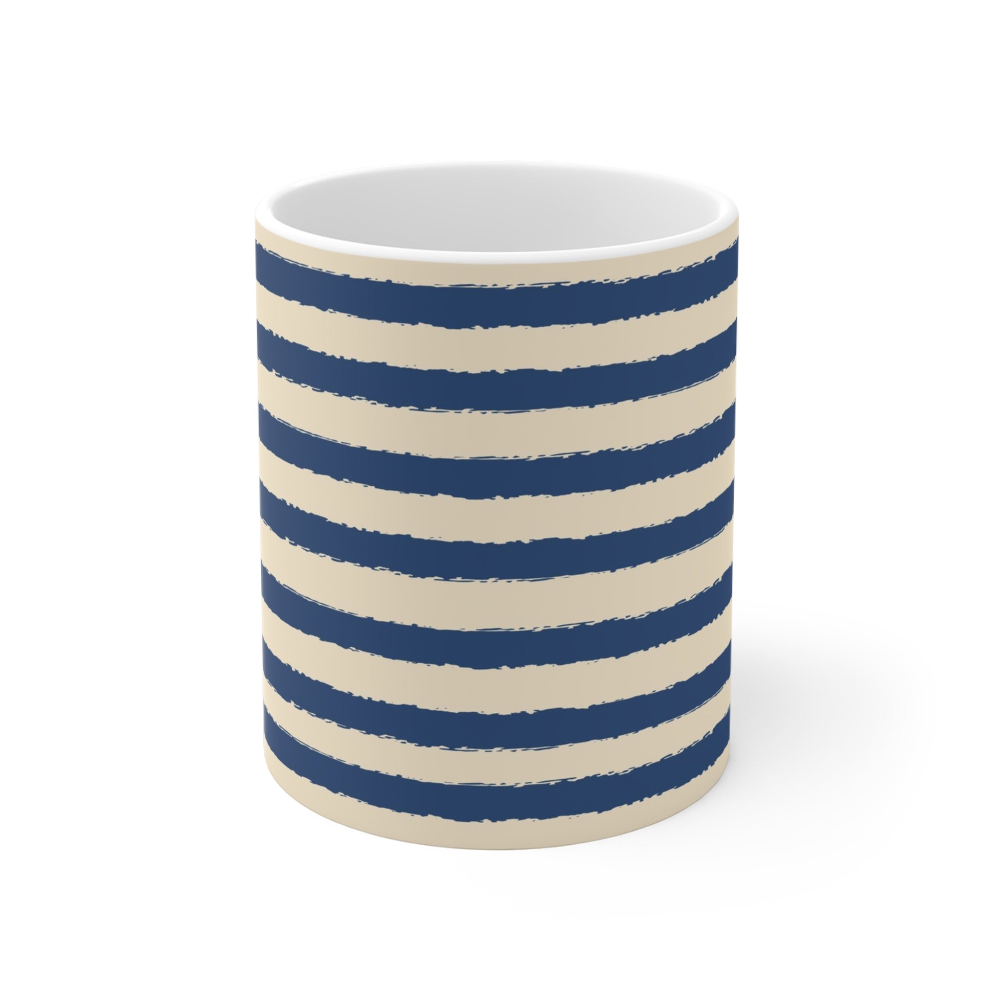330 mL / 11oz Graphic Art Ceramic Mug | CACM-1295-231, Royal Blue, Front