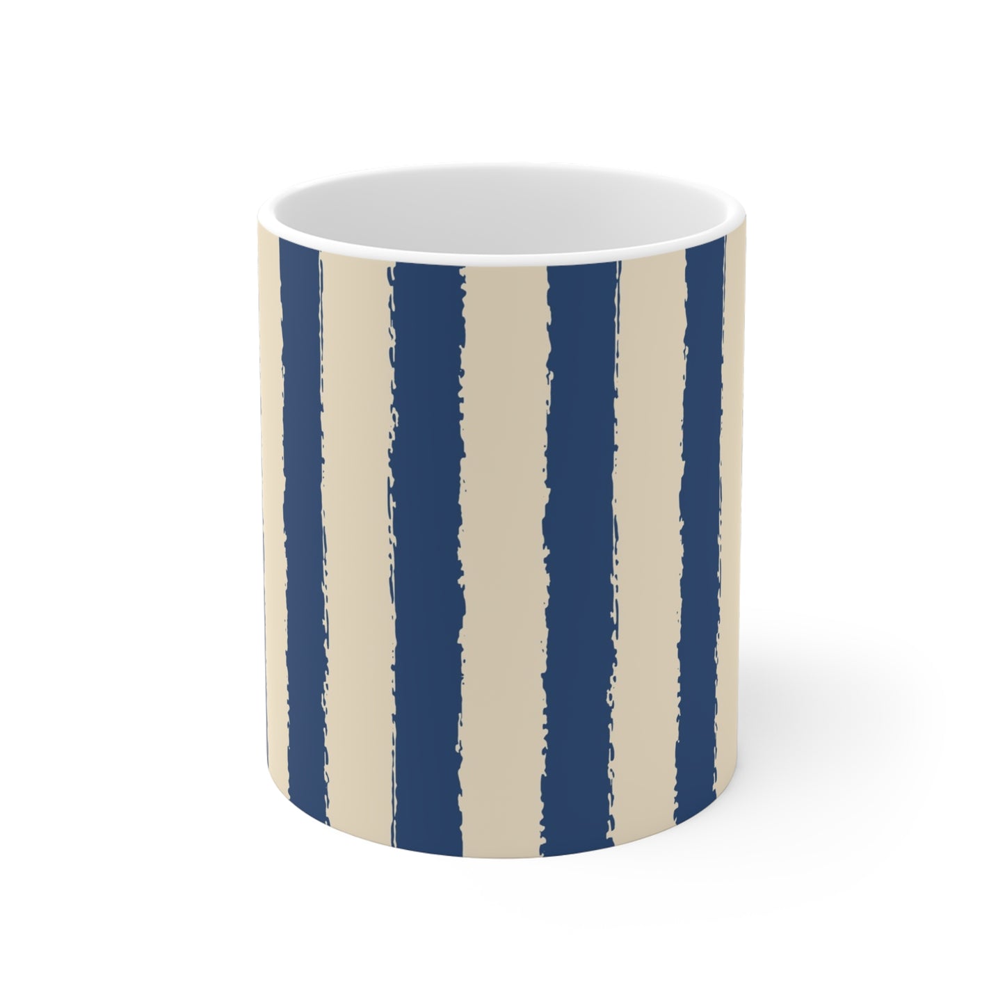 330 mL / 11oz Graphic Art Ceramic Mug | CACM-1295-251, Royal Blue, Front