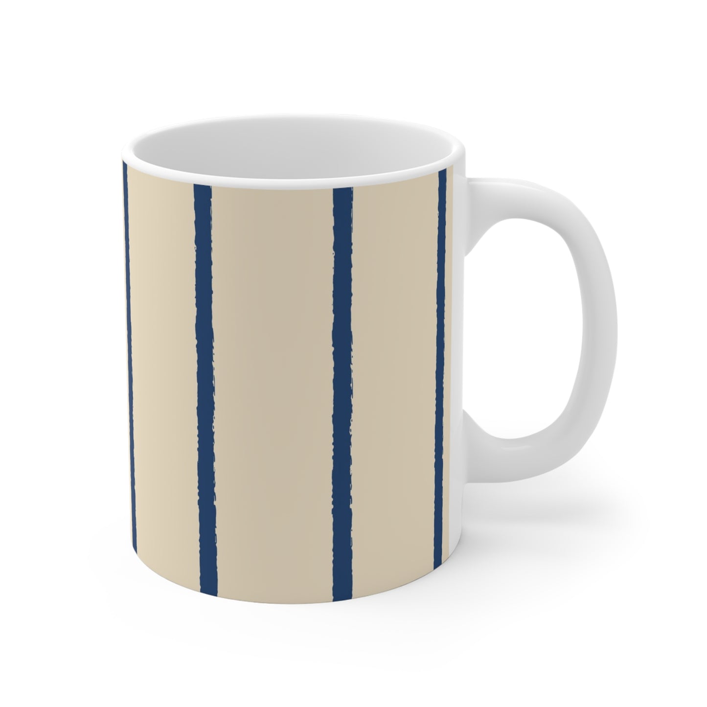330 mL / 11oz Graphic Art Ceramic Mug | CACM-1295-301, Royal Blue, Right