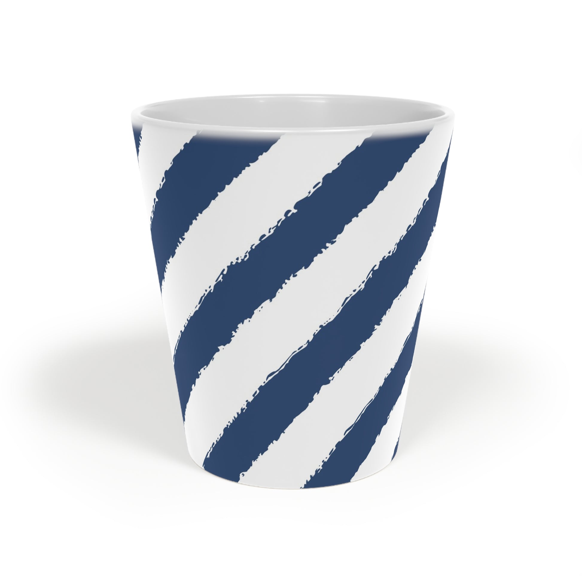 350 mL / 12oz Graphic Art Ceramic Mug | CALM-1291-151, Royal Blue, Front