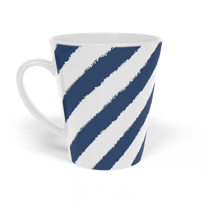 350 mL / 12oz Graphic Art Ceramic Mug | CALM-1291-151, Royal Blue, Right Side