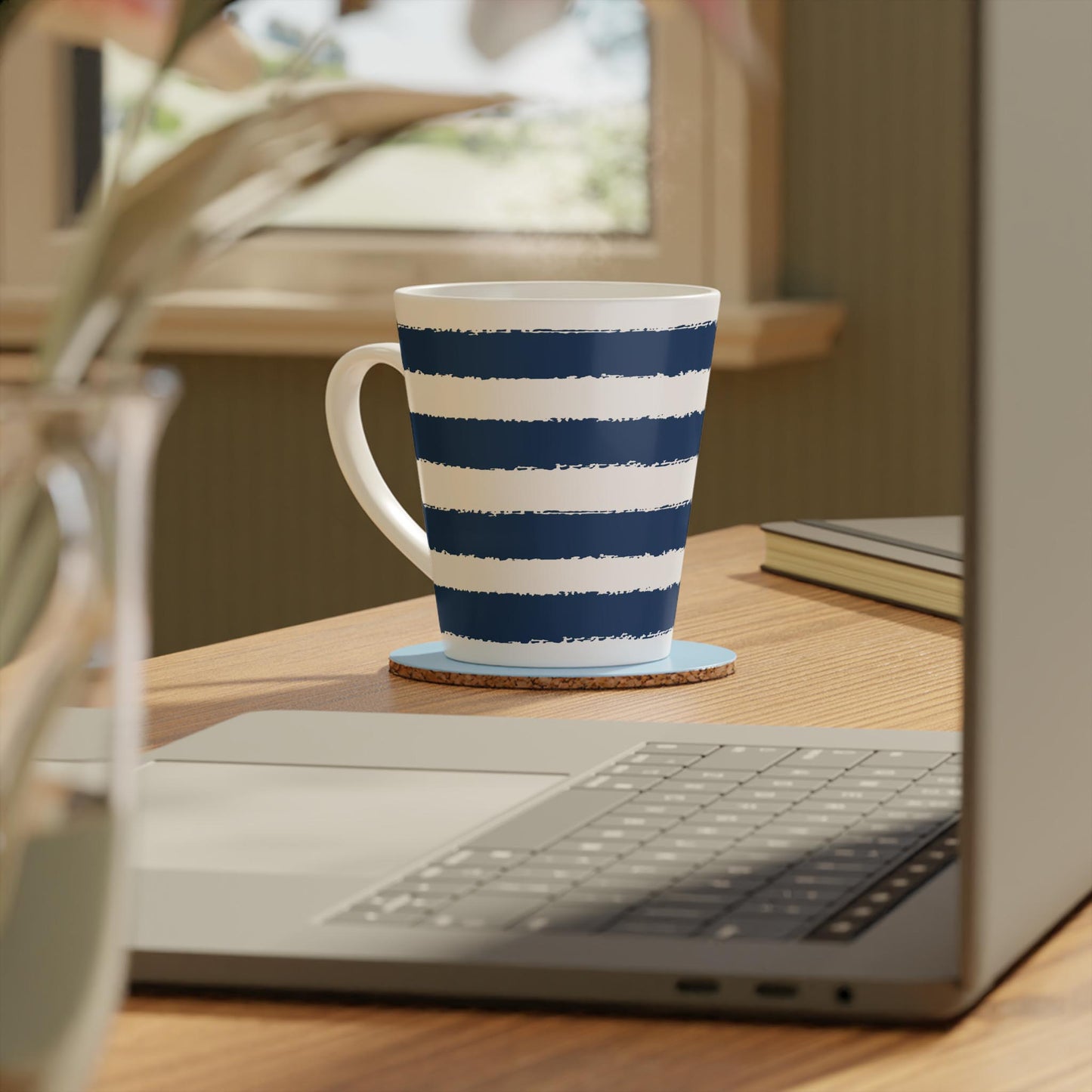 350 mL / 12oz Graphic Art Ceramic Mug | CALM-1291-221, Royal Blue, Context