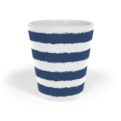 350 mL / 12oz Graphic Art Ceramic Mug | CALM-1291-221, Royal Blue, Front