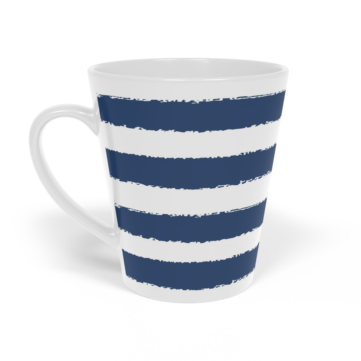 350 mL / 12oz Graphic Art Ceramic Mug | CALM-1291-221, Royal Blue, Right Side