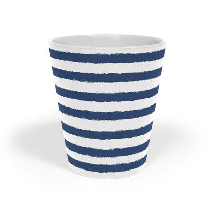 350 mL / 12oz Graphic Art Ceramic Mug | CALM-1291-231, Royal Blue, Front