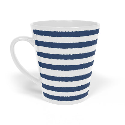 350 mL / 12oz Graphic Art Ceramic Mug | CALM-1291-231, Royal Blue, Right Side