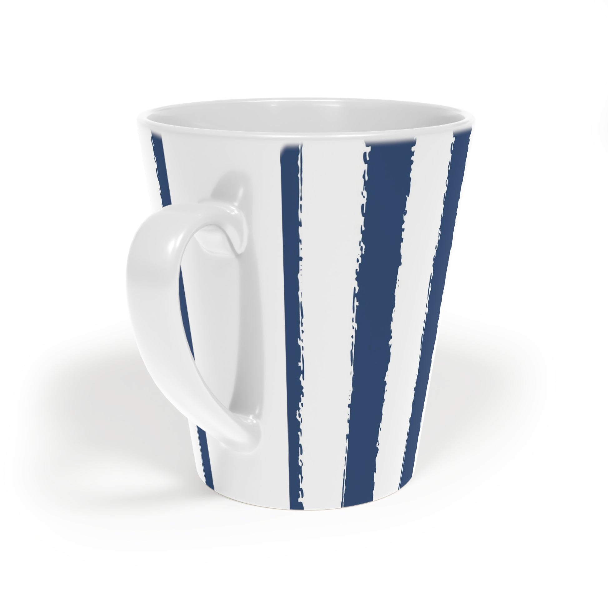 350 mL / 12oz Graphic Art Ceramic Mug | CALM-1291-251, Royal Blue, Back Right