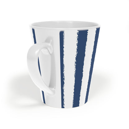 350 mL / 12oz Graphic Art Ceramic Mug | CALM-1291-251, Royal Blue, Back Right