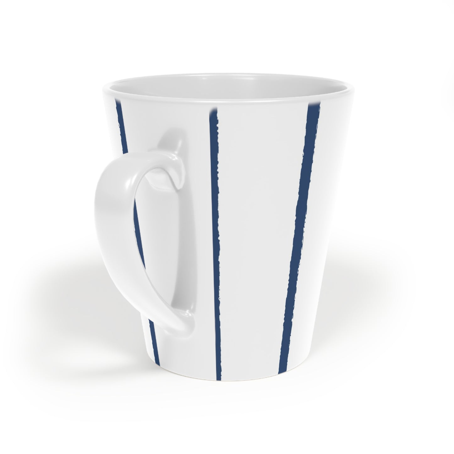 350 mL / 12oz Graphic Art Ceramic Mug | CALM-1291-301, Royal Blue, Back Right