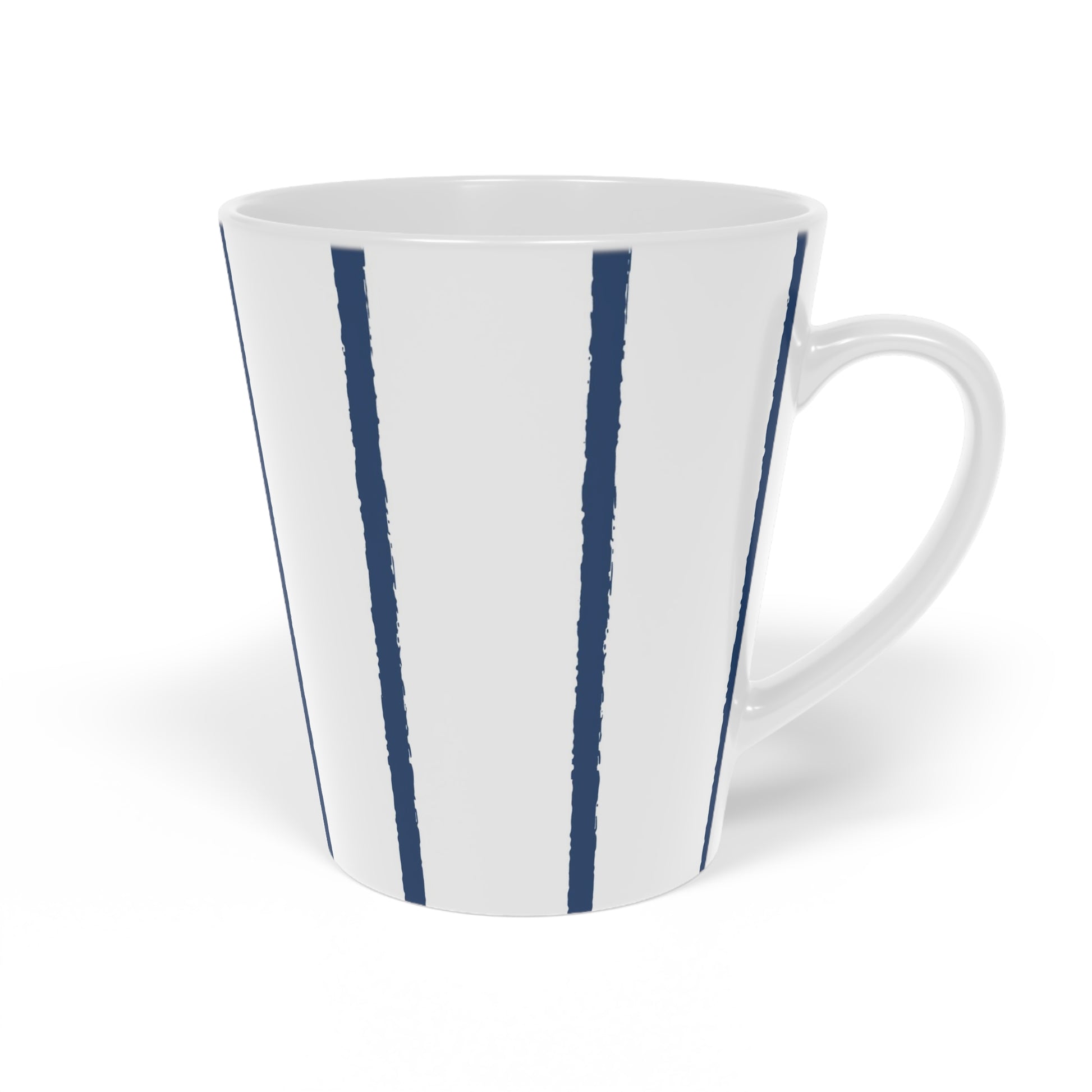 350 mL / 12oz Graphic Art Ceramic Mug | CALM-1291-301, Royal Blue, Left Side