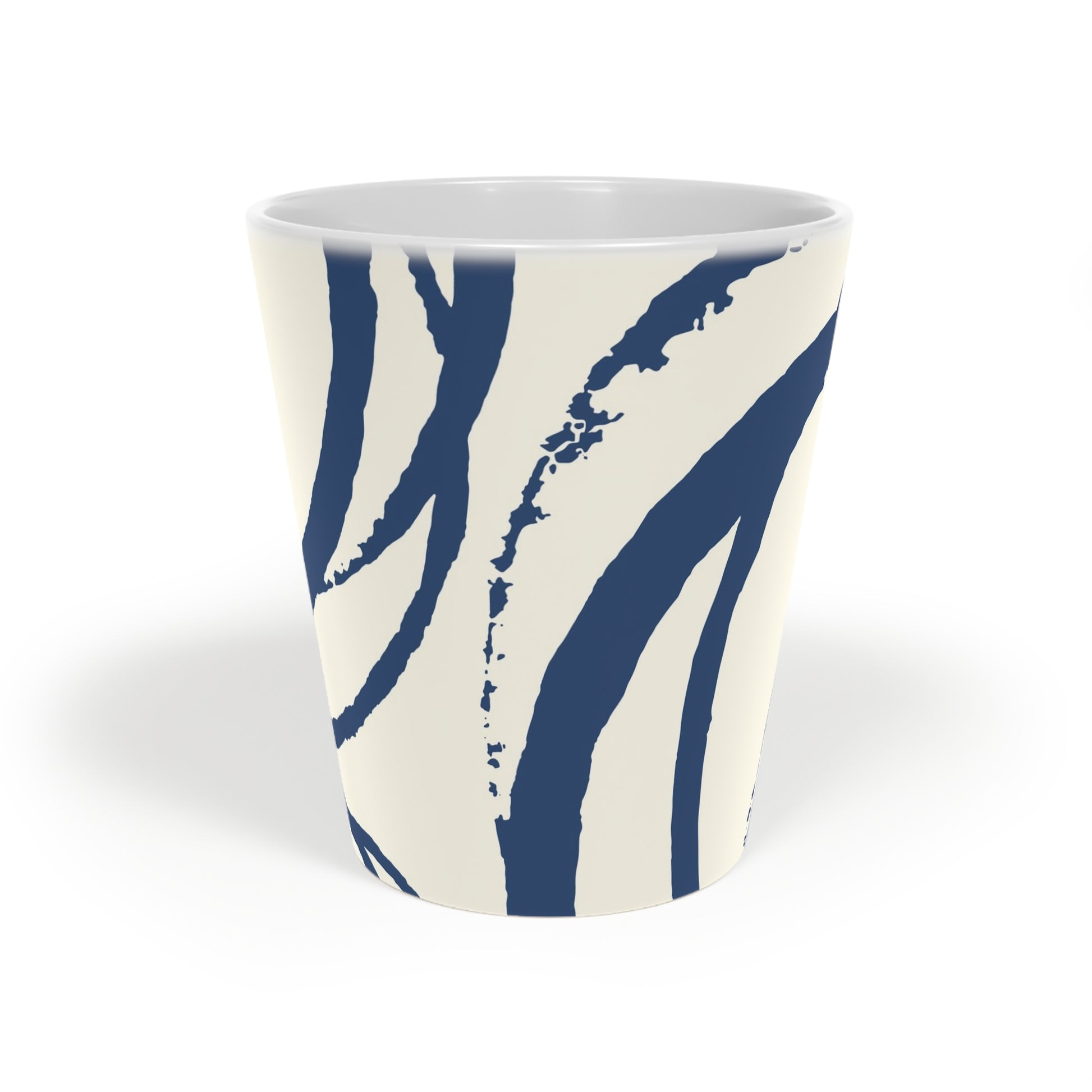 350 mL / 12oz Graphic Art Ceramic Mug | CALM-1293-112, Royal Blue, Front
