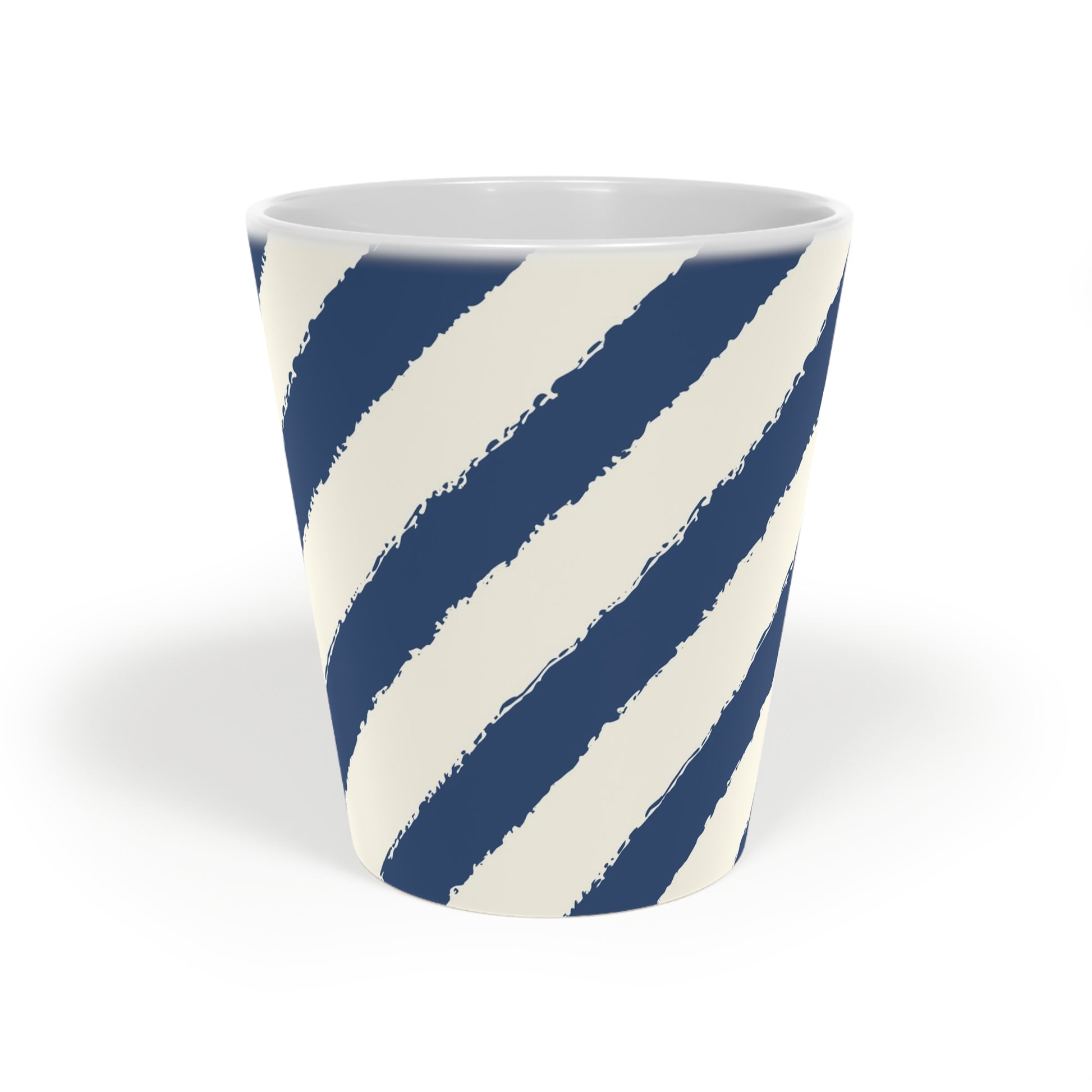 350 mL / 12oz Graphic Art Ceramic Mug | CALM-1293-151, Royal Blue, Front
