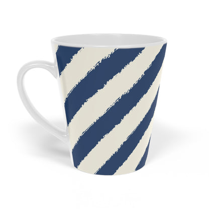 350 mL / 12oz Graphic Art Ceramic Mug | CALM-1293-151, Royal Blue, Right Side