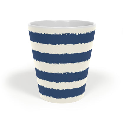 350 mL / 12oz Graphic Art Ceramic Mug | CALM-1293-221, Royal Blue, Front