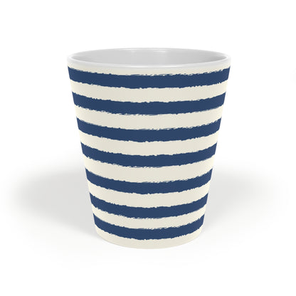 350 mL / 12oz Graphic Art Ceramic Mug | CALM-1293-231, Royal Blue, Front