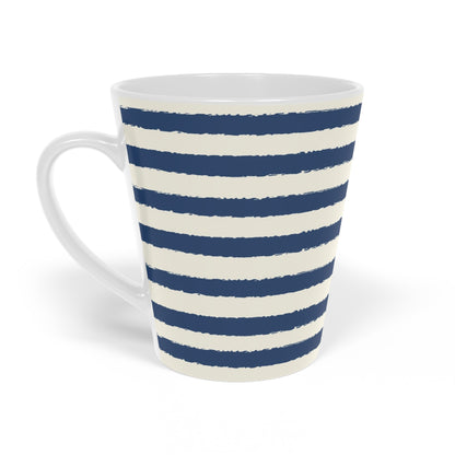 350 mL / 12oz Graphic Art Ceramic Mug | CALM-1293-231, Royal Blue, Right Side