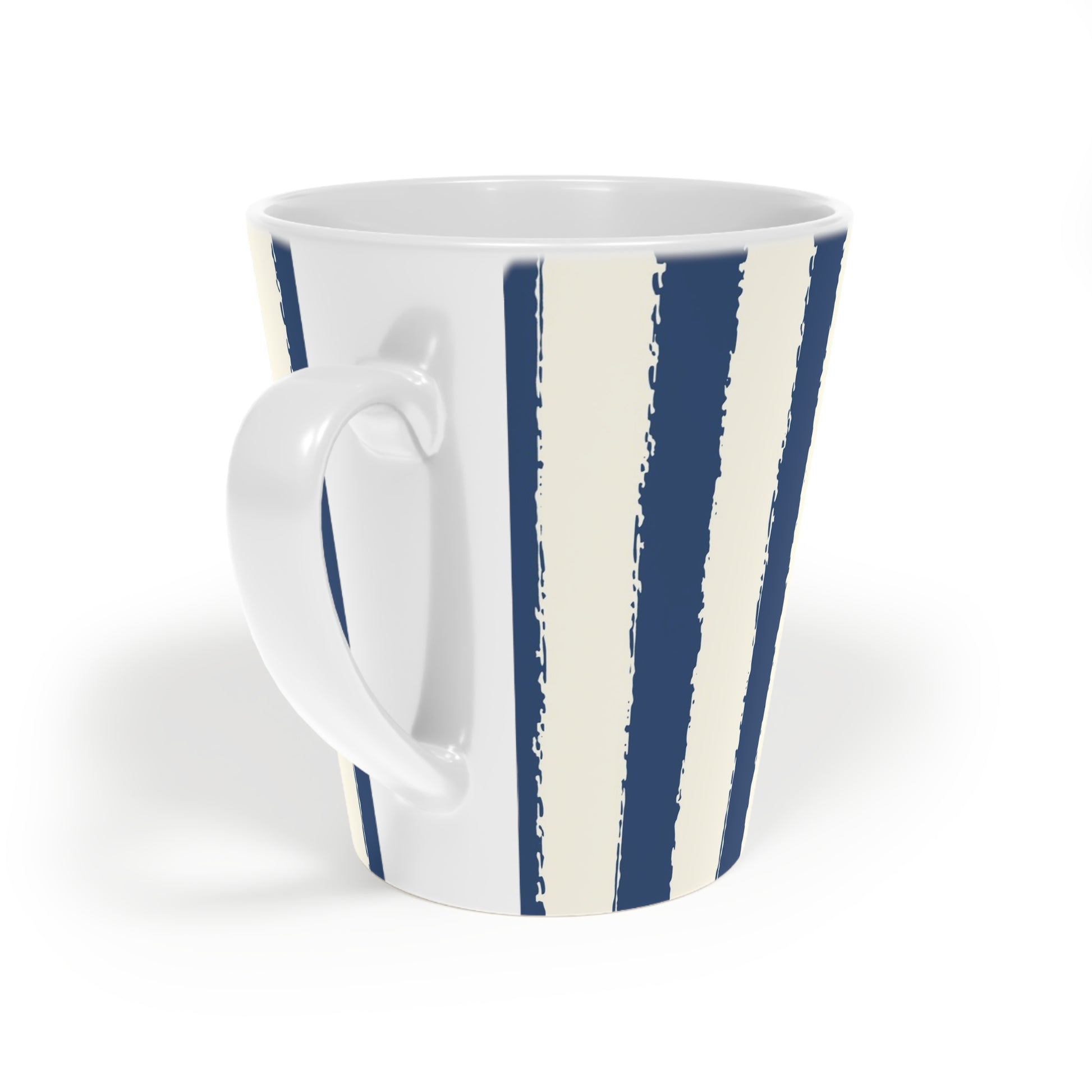 350 mL / 12oz Graphic Art Ceramic Mug | CALM-1293-251, Royal Blue, Back Right