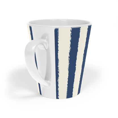 350 mL / 12oz Graphic Art Ceramic Mug | CALM-1293-251, Royal Blue, Back Right