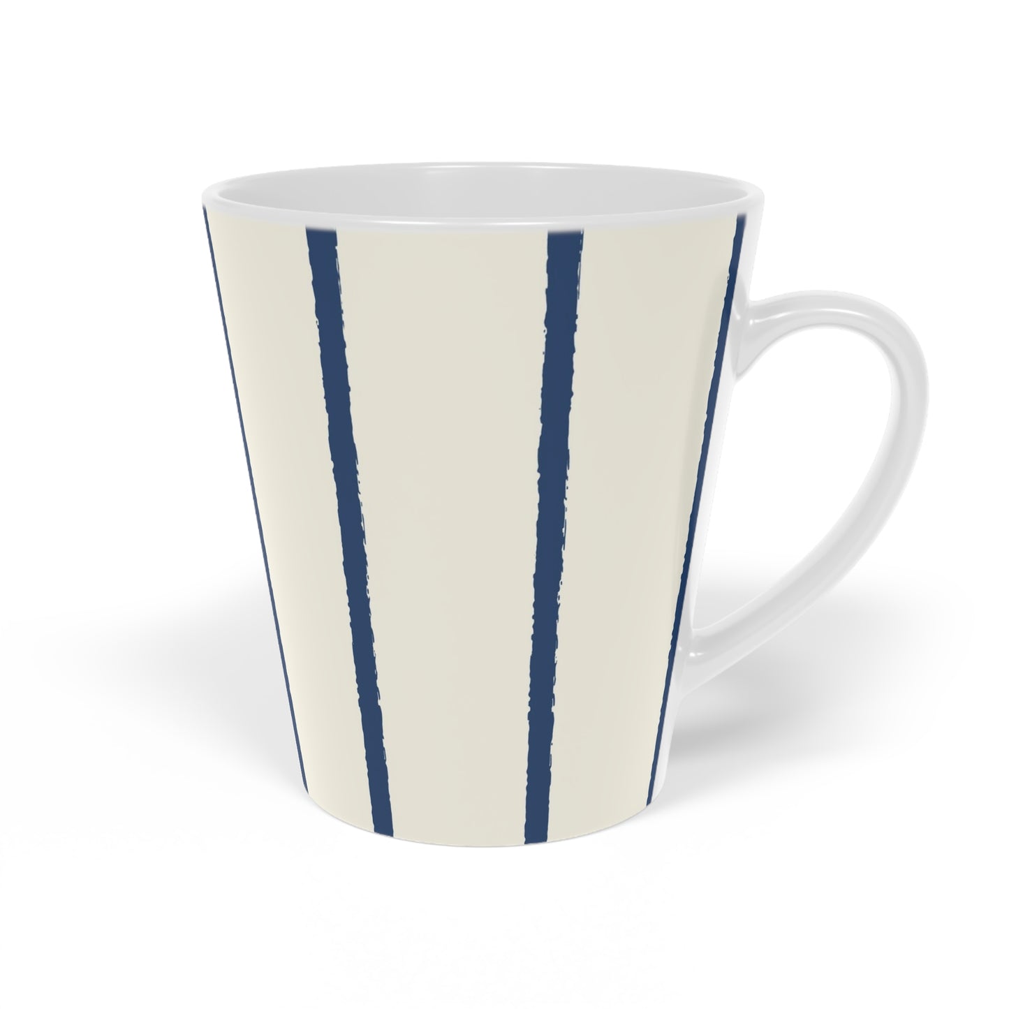 350 mL / 12oz Graphic Art Ceramic Mug | CALM-1293-301, Royal Blue, Left Side