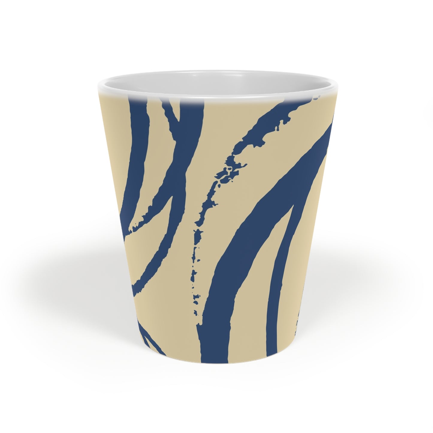 350 mL / 12oz Graphic Art Ceramic Mug | CALM-1294-112, Royal Blue, Front