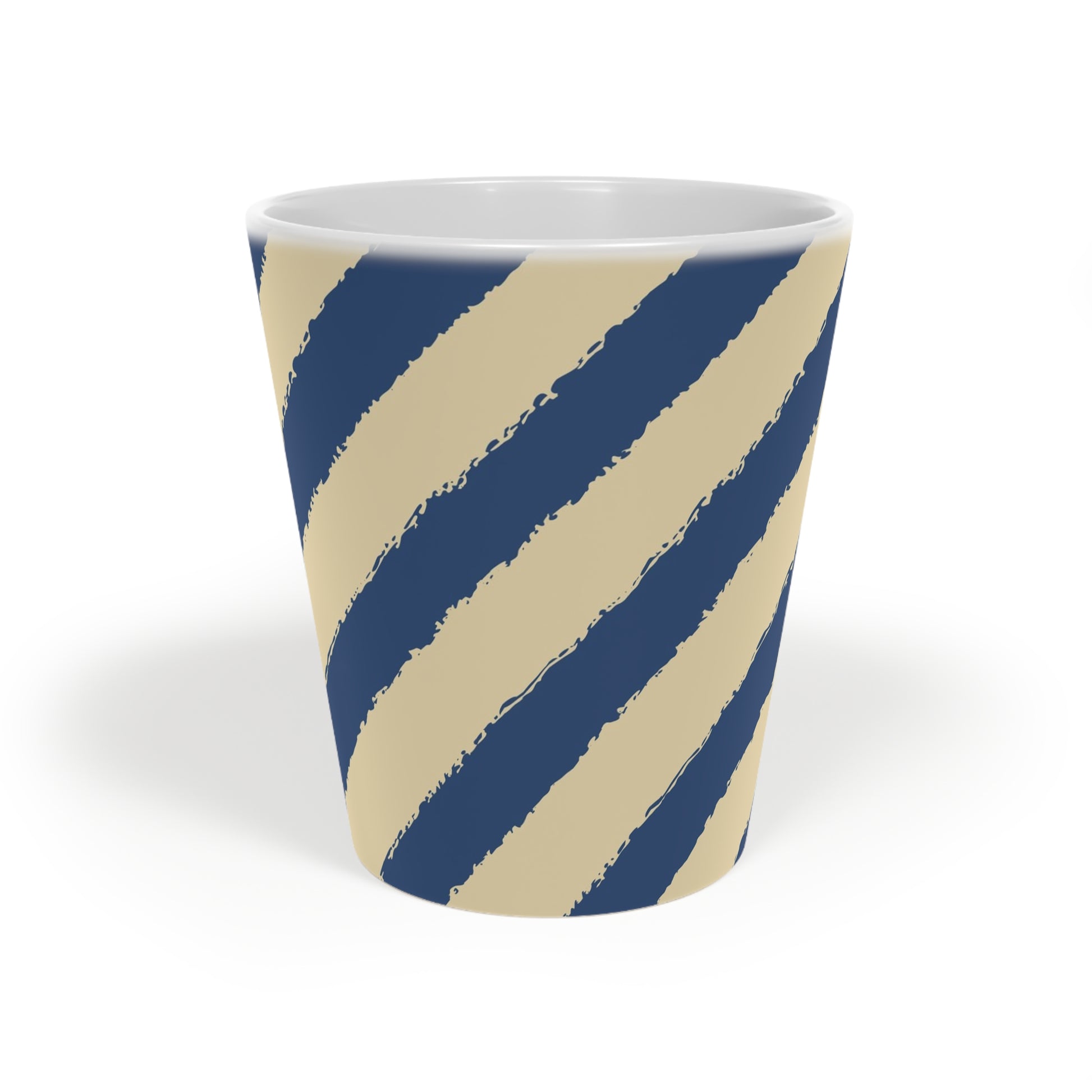 350 mL / 12oz Graphic Art Ceramic Mug | CALM-1294-151, Royal Blue, Front