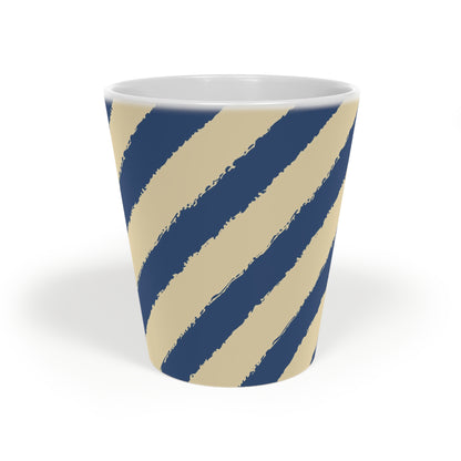 350 mL / 12oz Graphic Art Ceramic Mug | CALM-1294-151, Royal Blue, Front