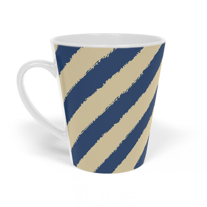 350 mL / 12oz Graphic Art Ceramic Mug | CALM-1294-151, Royal Blue, Right Side