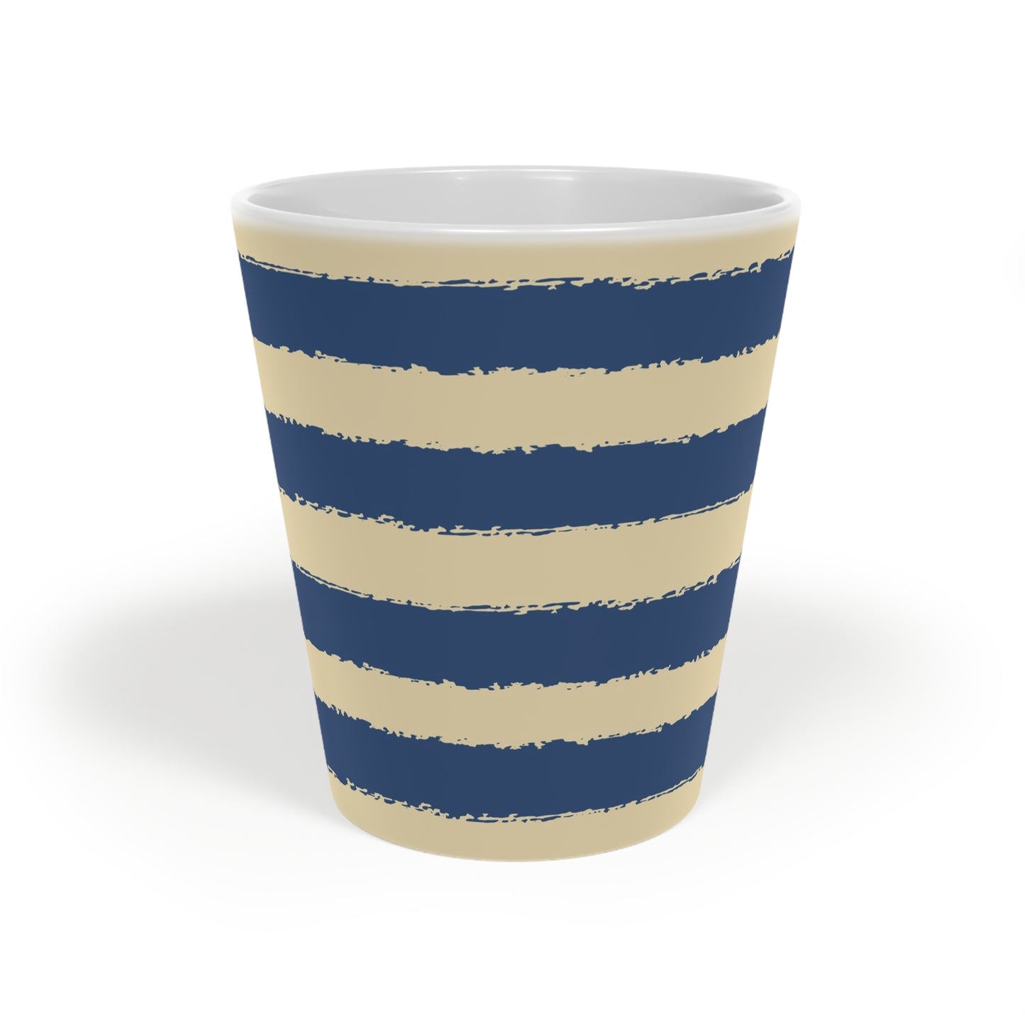 350 mL / 12oz Graphic Art Ceramic Mug | CALM-1294-221, Royal Blue, Front