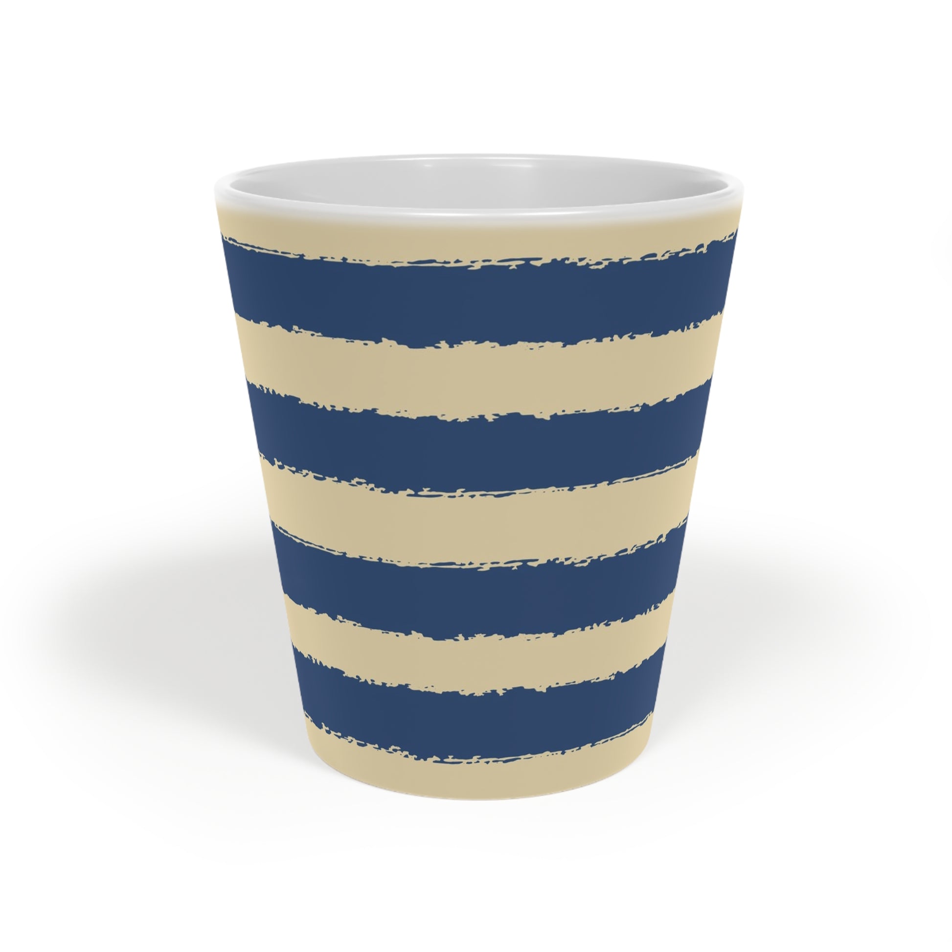 350 mL / 12oz Graphic Art Ceramic Mug | CALM-1294-221, Royal Blue, Front