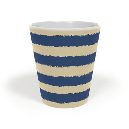 350 mL / 12oz Graphic Art Ceramic Mug | CALM-1294-221, Royal Blue, Front